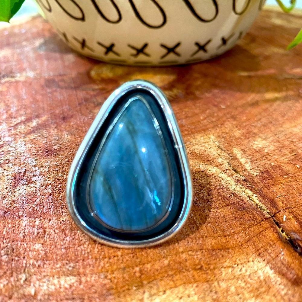 Labradorite and Sterling ring. Priced to move — this is a STEAL!